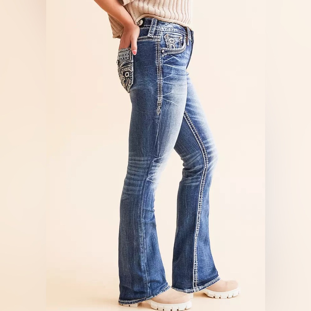 SOLD. Rock Revival Bootcut Jeans. Size 26x34. NWOT.